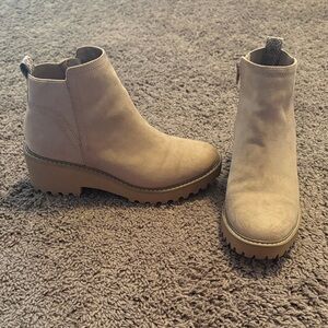 Women’s Taupe Chelsea Boots
